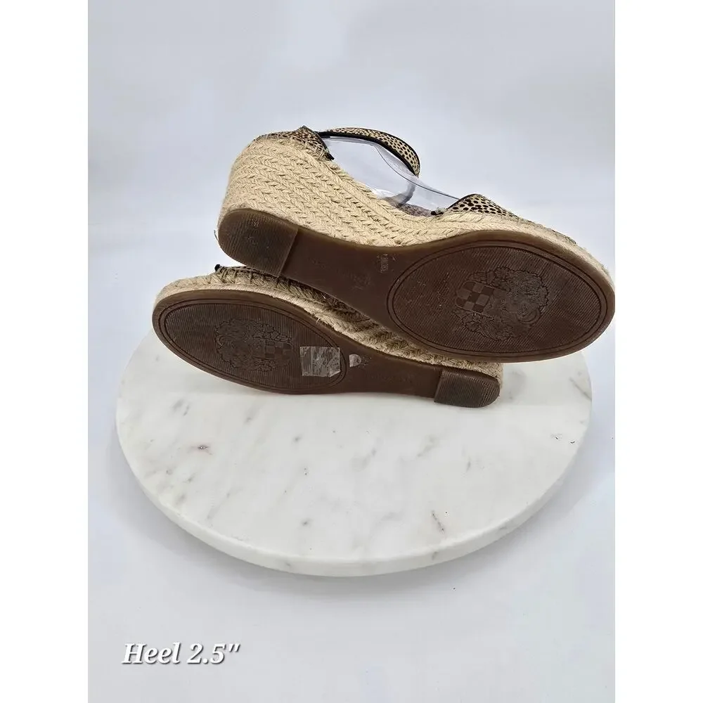 Vince Camuto VC-Leera‎ Cow Hair Espadrille Wedges